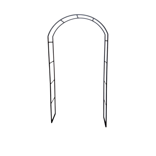 Pergola metalowa MAGDA , LUCK DESIGN XXL Łuk szerokość 140cm wysokość 240 cm + 4× Hak kotwa DO MOCOWANIA DO ZIEMI 30cm